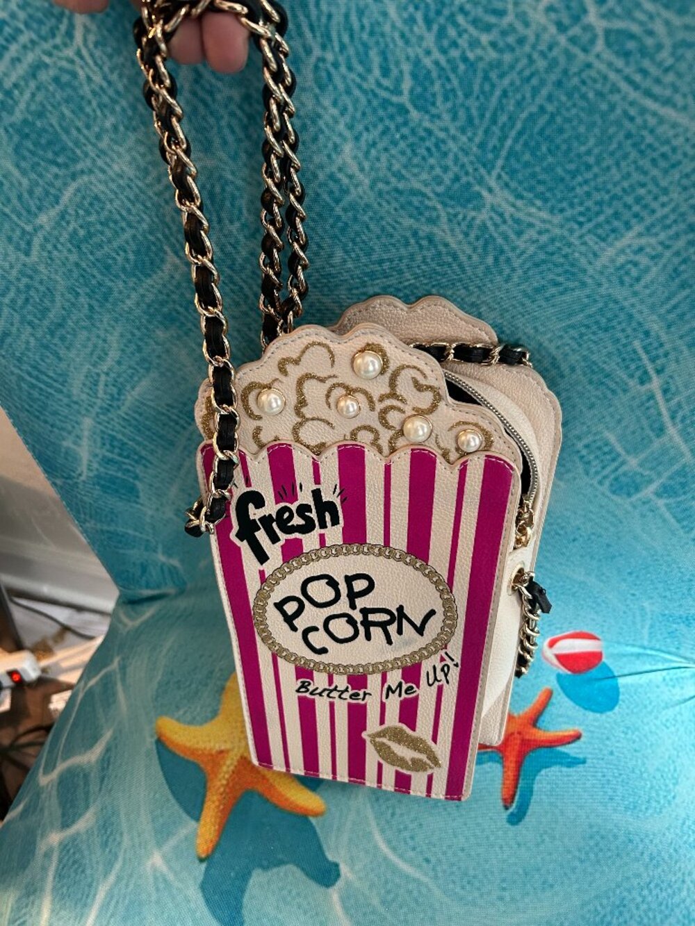 Betsey Johnson Popcorn Crossbody Purse - Pre-Owned So Cute LAST ONE